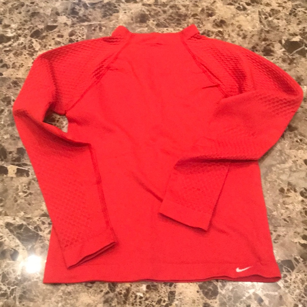 Nike Athletic Red Long Sleeve M/L